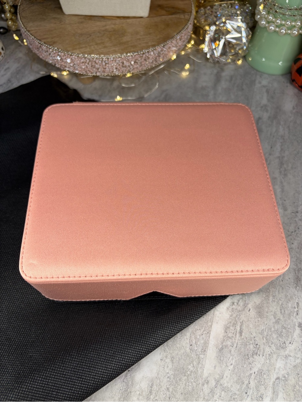 Prada Beauty Train Case Zip Box Pink/blush Black Never Used - Picture 3 of 4